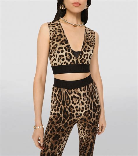 dolce gabbana leopard top